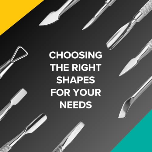 Rui Smiths Cuticle Pusher Style 106 - Dual Ended Stainless Steel Tool