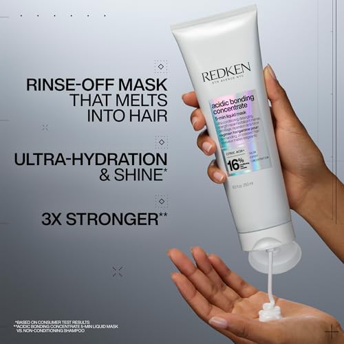 Redken Acidic Bonding Concentrate Mask – For Damaged Hair, 8.5 fl oz