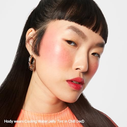 Milk Makeup Cooling Water Jelly Tint + Balmade Hydrating Lip Balm Set – Sheer Red Lip + Cheek Stain and Sheer Gloss with High-Shine Finish – Full Size Chill (Red) 0.17 oz + Werk Out (Dusty Rose) 0.4oz