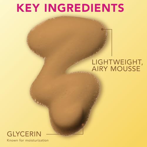 Jergens Natural Glow Instant Sun Body Mousse, Ultra Deep Bronze, 6 oz