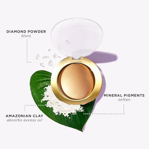 tarte shape tape glow powder – Buildable Highlighter with Mineral Pigments & Diamond Powder for a Natural Radiant Finish with Lightweight Luminous Shine, Vegan & Cruelty-Free, full size, sunlit