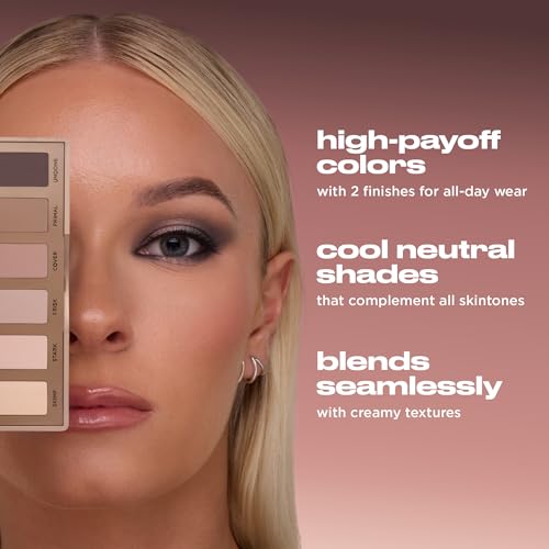 URBAN DECAY Neutral Matte Eyeshadow Bundle - Naked 2 Basics Eye Palette (Taupe & Brown Mattes) + Waterproof Eyeshadow Primer Potion Original - Crease-free Makeup Look