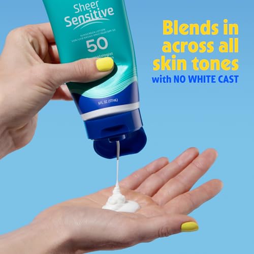 Banana Boat Sheer Sensitive Sunscreen Lotion SPF 50, 6 Fl Oz