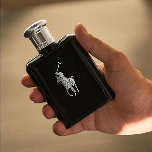 Ralph Lauren Polo Black Eau de Toilette Woody Fresh Cologne - 4.2 Fl Oz