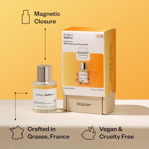 Dossier - Ambery Saffron - Inspired by Baccarat Rouge 540 - Unisex EDP