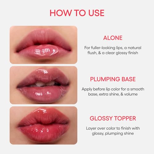 LANEIGE Flush Pop Peptide Lip Gloss Treatment Tube | Plumping & Volumizing Cooling Gel | Korean Skin Care