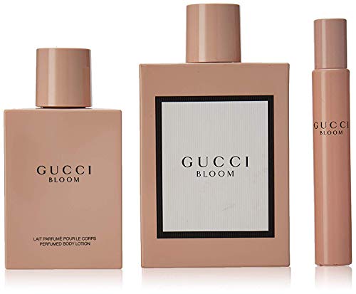Gucci 3 Piece Bloom Eau de Parfum Spray Gift Set for Women