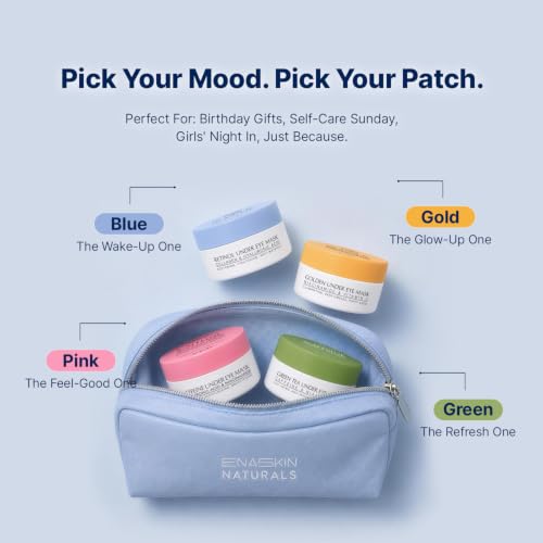 Enaskin Naturals Under Eye Patches for Puffy Eyes & Dark Circles 60 Patches