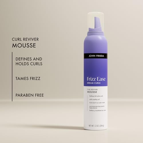 John Frieda Frizz Ease Dream Curls Curl Reviver Mousse, 7.2 fl oz