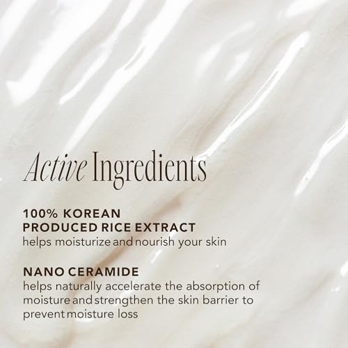 The Face Shop Rice Ceramide Moisturizing Skincare Set - Toner & Moisturizer, Korean Skin Care with Rice Water, Gift Set, Travel Size, Hydrating for Dry Skin