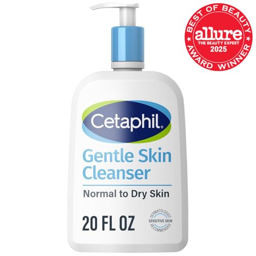 Cetaphil Gentle Skin Cleanser, Hydrating Face Wash, Sensitive Skin, 20 oz