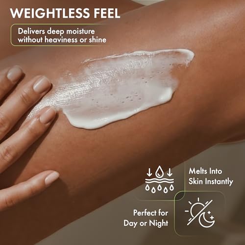 Hydrating Silk Peptide Body Butter - Lightweight Non-Greasy Moisturizer with Aloe Vera, Vitamin E & Herbal Extracts for Dry, Rough, and Sensitive Skin - Deep Nourishment Body Glaze & Hydration