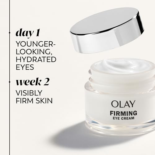 Olay Regenerist Collagen Peptide 24 Firming Eye Cream, Fragrance-Free Anti Aging Eye Treatment with Collagen Peptide and Vitamin B3+, Moisturizing Eye Cream for Wrinkles, 0.5 Fl Oz