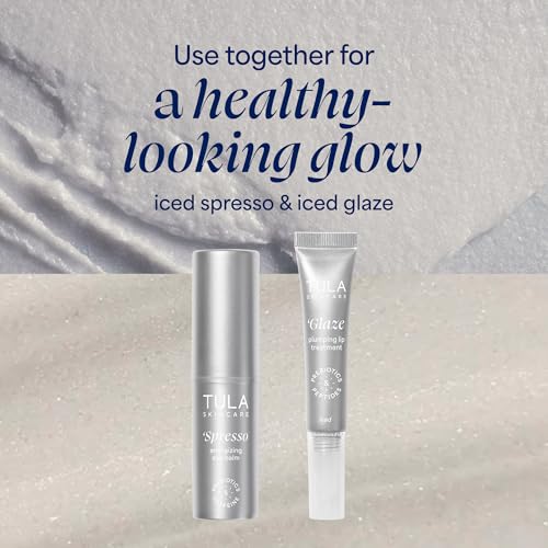 TULA Skin Care Spresso Energizing Eye Balm, Iced - Energizing & Hydrating Caffeine Under Eye Treatment for Dark Circles, Portable and Perfect to Use On-the-go, 0.35 oz.