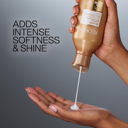 Redken All Soft Conditioner - Moisturizes & Hydrates Dry, Brittle Hair, Softens, Smooths & Adds Shine, Conditioner & Detangler, Safe For Color-Treated Hair
