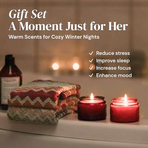 6-pc Scented Candle Gift Set for Women, Aromatherapy Inspired Adelegourdain