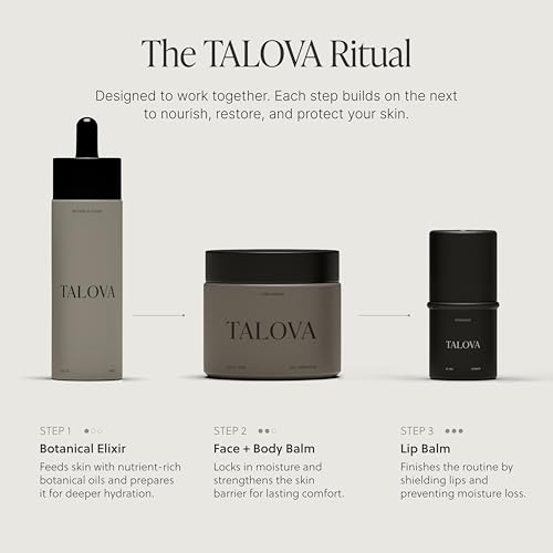 TALOVA Grass-Fed Tallow Lip Balm, Coco Vanilla, Moisturizing