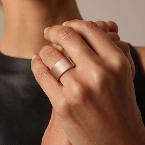 King Will Men Tungsten Rings 14K Gold 12mm Size 10