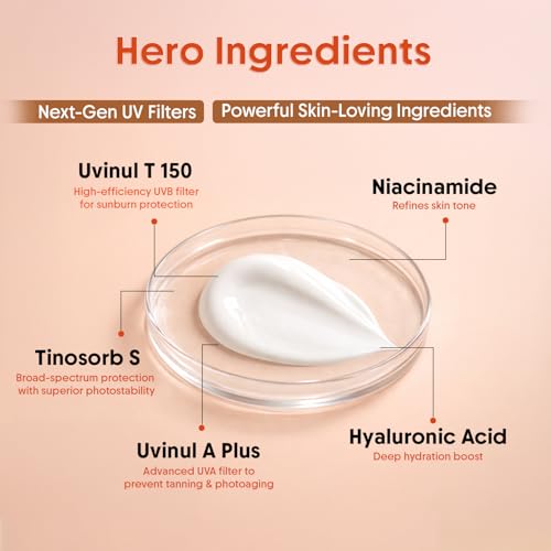 Aravi Organic Daily Oil-Free Body Sunscreen Lotion SPF 50 Broad Spectrum 80-Min Water Resistant | Niacinamide + Hyaluronic Acid + Copper Peptide | Reef Safe Vegan Oxybenzone Free | 6.76 Fl Oz