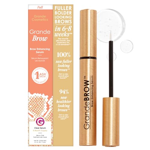 Grande Cosmetics GrandeBROW Brow Enhancing Serum, 3mL, 4-Month Supply