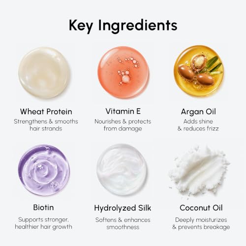 MAREE Hair Oil for Frizzy and Damaged Hair with Vitamins A, E, B5, 2 PACK - Anti Frizz Control Sérum for Curly Women & Men - Aceite de Argán Para el Cabello - Biotin Keratin Antifrizz Products