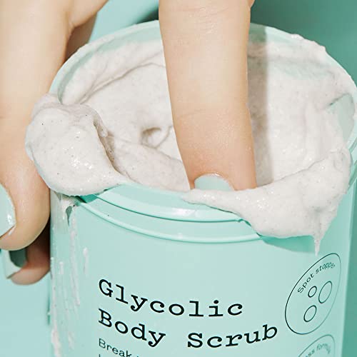 Frank Body Glycolic Body Scrub | Vegan, Cruelty Free, Exfoliating Body Scrub | Helps to Fight Breakouts and Soothes Skin & Marks with AHA, Pumice, Witch Hazel, and Niacinamide | 8.82 oz / 250 g
