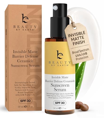 Facial Sunscreen Serum SPF 30 - Broad Spectrum Face Sunblock for Women