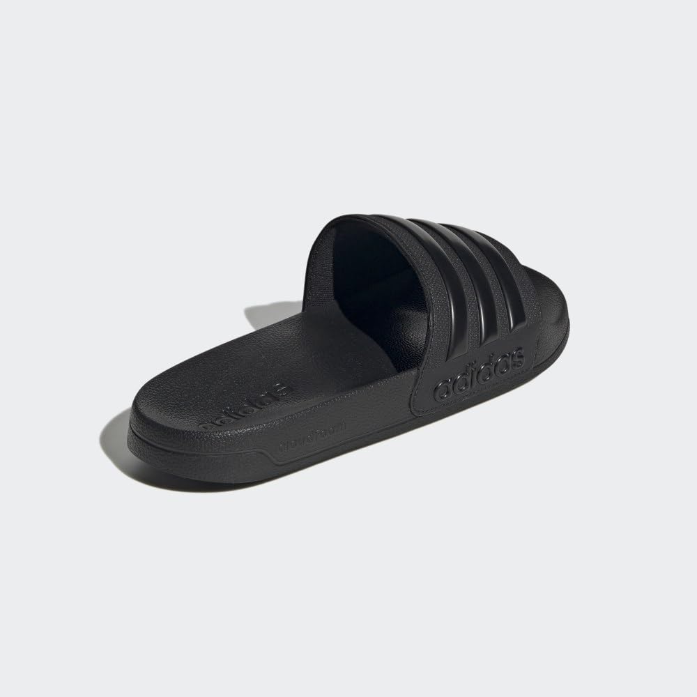 adidas Unisex Shower Slide Sandal, Core Black/Core Black/Core Black, 9 US Men