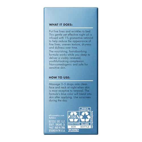 e.l.f. SKIN Youth Boosting Blue-ty Sleep Night Oil