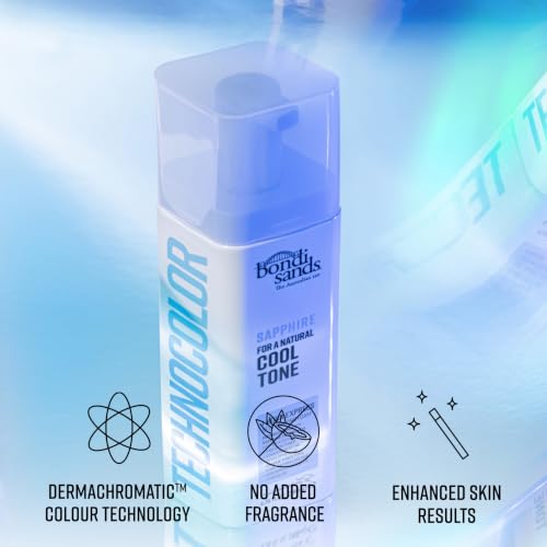 Bondi Sands Technocolor 1 Hour Express Tanning Foam, Sapphire, 6.76 Fl Oz