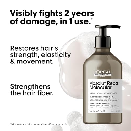 L'Oréal Professionnel Absolut Repair Molecular Shampoo – 16.9 fl oz