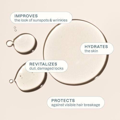 Cliganic Organic Argan Oil, 100% Pure (1oz) - for Hair, Face & Skin | Cold Pressed Carrier Oil