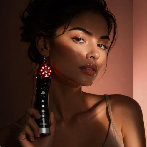 XIAOCHI 4-in-1 Facial Massager for Face & Neck, Red Light Skincare Device for Puffiness & Fine Line Care, At-Home Beauty Tool