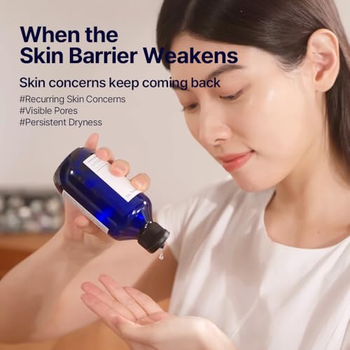 Pyunkang Yul PKY Essence Toner & 1/3 Cotton Pads/Barrier Rebuilding, Highly Concentrated Essence Facial Toner(6.8 Fl. Oz, 200ml), High Absorbency Facial Toner Pads (160 Count), Korean Skincare
