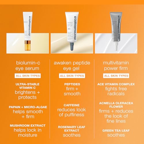Dermalogica Biolumin-C Eye Serum, Vitamin C Eye Treatment, 0.5 fl oz
