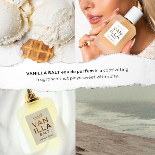 Ellis Brooklyn VANILLA SALT Eau de Parfum for Women, 10ml / 0.33 fl oz