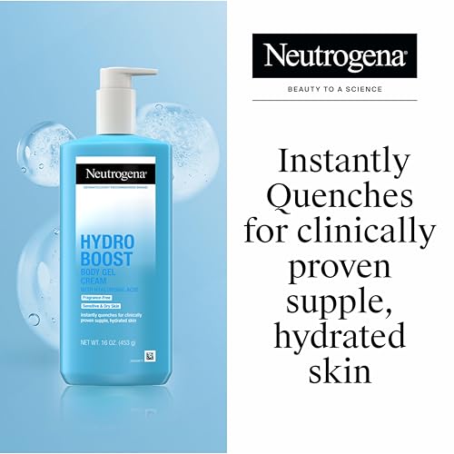 Neutrogena Hydro Boost Body Lotion Gel Cream Fragrance-Free 16 fl. oz