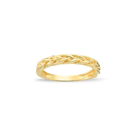 GELIN 14k Solid Gold Stackable Ring for Women - Size 5