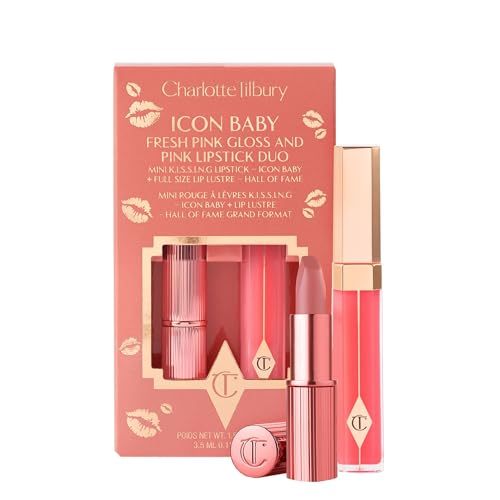 Charlotte Tilbury Icon Baby Lip Duo Kit - Mini Lipstick & Full Size Gloss