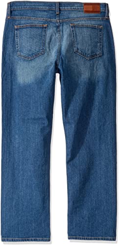Tommy Hilfiger mens Thd Relaxed Fit Jeans, Medium Wash, 36W x 32L US