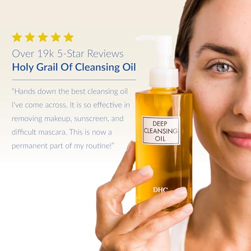 DHC Deep Cleansing Oil, Makeup Remover, Gentle Oil Cleanser, 6.7oz + 1oz
