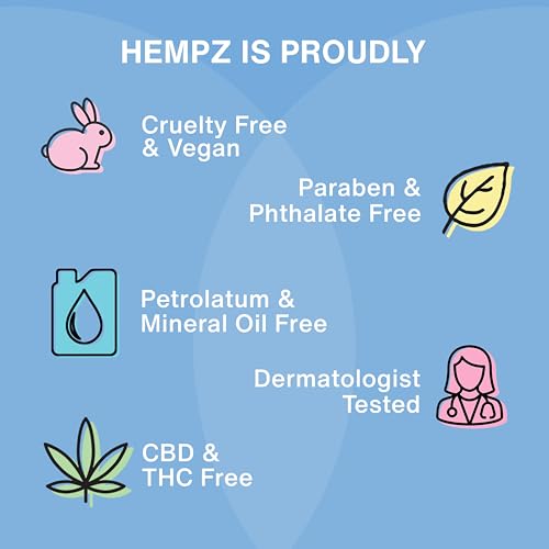 Hempz Body Lotion - Ocean Breeze Limited Edition Daily Moisturizing Cream, Shea Butter, Aloe, Body Moisturizer - Skin Care Products, Hemp Seed Oil - 17 Fl Oz