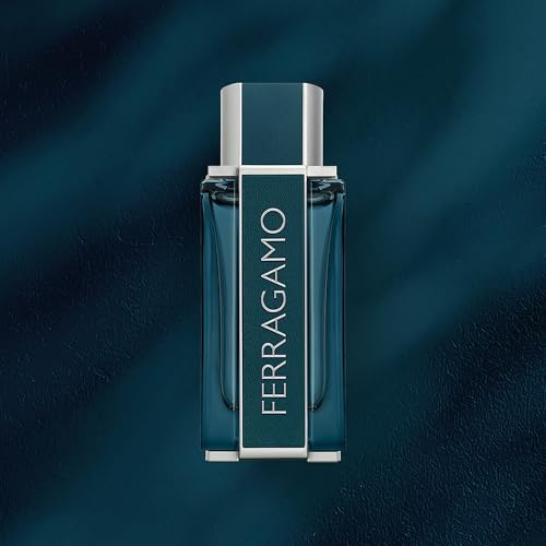 FERRAGAMO Intense Leather Eau de Parfum Pour Homme, Cologne Spray for Men, 1.7 Fl. Oz.