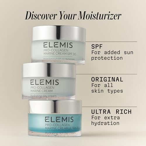 ELEMIS Pro-Collagen Marine Cream SPF 30, Anti-Wrinkle Moisturizer, 50 ml