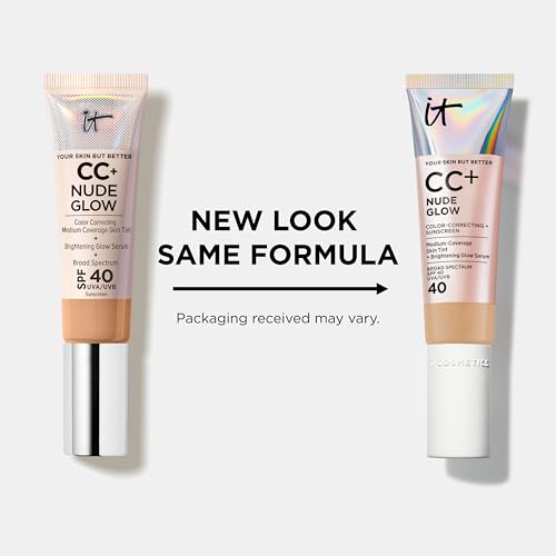 IT Cosmetics CC+ Cream Nude Glow SPF 40 - Medium (N) - 1.08 fl oz