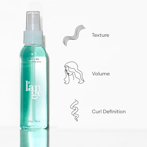 L'ANGE HAIR Sea Salt Texturizing Spray | Effortless Beachy Waves, Volume & Touchable Hold | Mineral-Infused Lightweight Texture Spray for Soft, Natural Finish | 4 oz