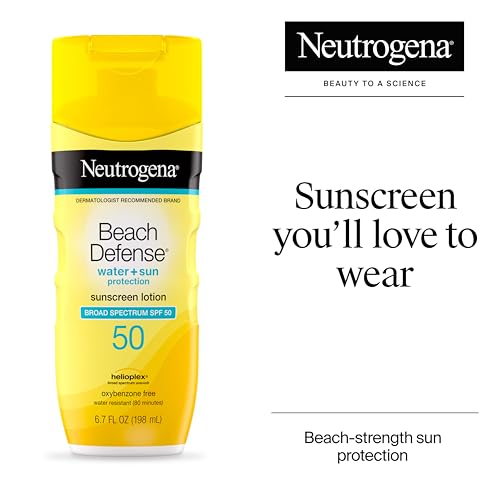 Neutrogena Beach Defense Sunscreen Lotion SPF 50, 6.7 fl oz