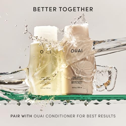 OUAI Fine Hair Shampoo - Biotin Thickening Shampoo for Thin Hair (10 Fl Oz)