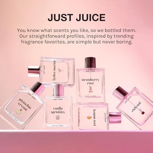 Just Juice Rich Oud - Oud Perfume for Women and Men - Bergamot, Saffron, Amber Perfume - Rich, Woody Mini Travel Size Fragrance - 0.3 oz