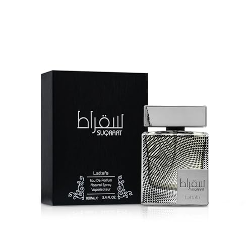 Lattafa Perfumes Suqraat for Men Eau de Parfum Spray, 3.4 Ounce